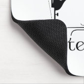 Sewteachable Vintage Sewing Machine マウスパッド (コーナー)