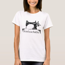 Sewteachable Vintage Sewing Machine Tシャツ