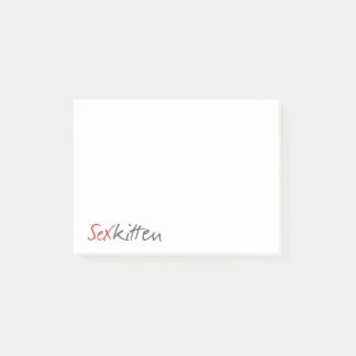 Sex Kitten 4x3 Post-it®注意事項 ポストイット
