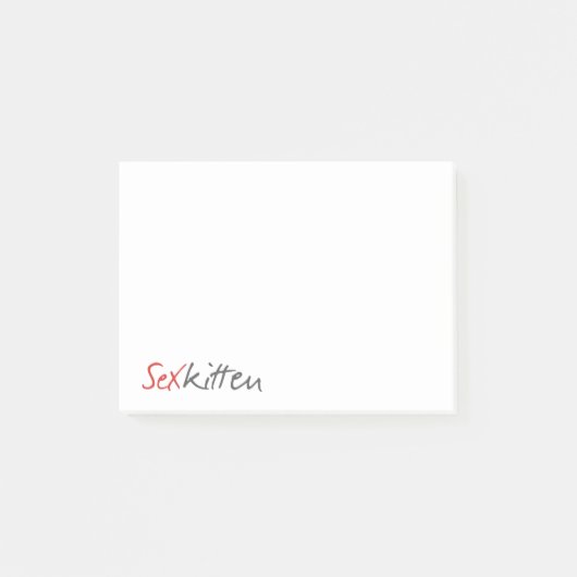 Sex Kitten 4x3 Post-it®注意事項 ポストイット (正面)