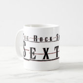 Sextetのマグ コーヒーマグカップ (正面左)