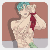 sexy man スクエアシール (正面)