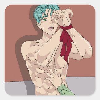 sexy man スクエアシール