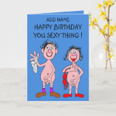 Sexy thing bIrthday card カード (黄色い花)