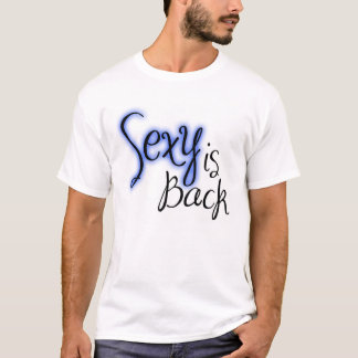 sexyisback_blue tシャツ