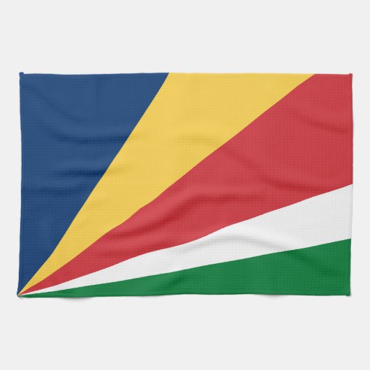 Seychelles Flag キッチンタオル (横)