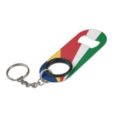 Seychelles Flag キーホルダー栓抜き (正面アングル)