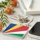 Seychelles Flag キーホルダー (正面右)