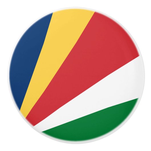 Seychelles Flag セラミックノブ (正面)