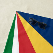 Seychelles Flag ビーチタオル (インサイチュ)