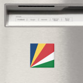 Seychelles Flag マグネット (インサイチュ (食洗機))