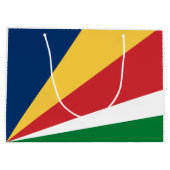 Seychelles Flag ラージペーパーバッグ (裏面)