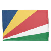 Seychelles Flag 枕カバー (正面)