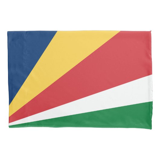 Seychelles Flag 枕カバー (正面)