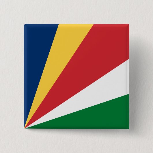 Seychelles Flag 缶バッジ (正面)