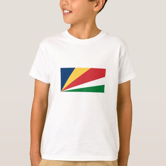 Seychelles Flag Tシャツ (正面)