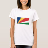 Seychelles Flag Tシャツ (正面)