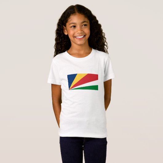 Seychelles Flag Tシャツ (正面フル)