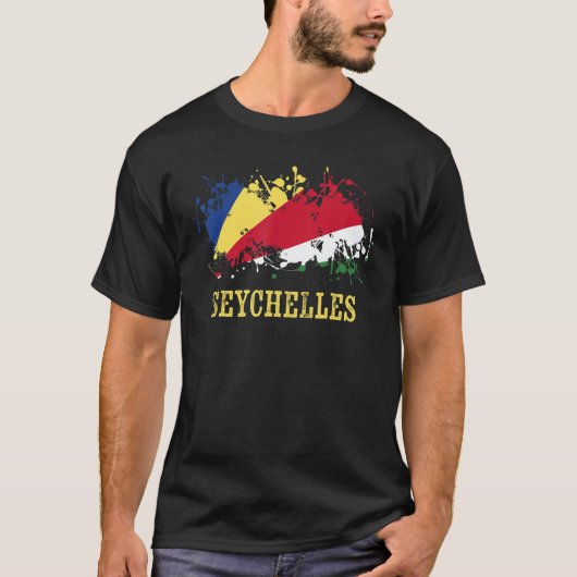 Seychellian enthusiasts for Sesel and Seychelles Tシャツ (正面)