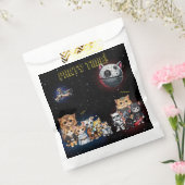 SFおもしろいキティ猫カスタム招待状 フェイバーバッグ (封をした状態)