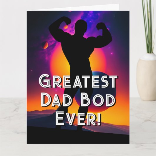 SFおもしろいパパBod Put on Pants カード (正面)