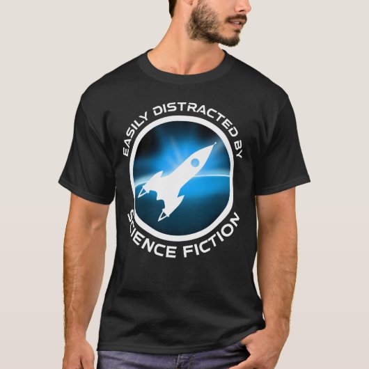 SFに簡単に気を取られる Tシャツ (正面)