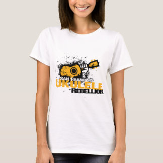 sfのウクレレのロゴ tシャツ