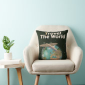 SFのヴィンテージのポスターを旅する クッション (椅子)
