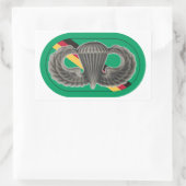 SFの剥離ヨーロッパの楕円形のステッカーに羽を飛ばす 長方形シール (バッグ)