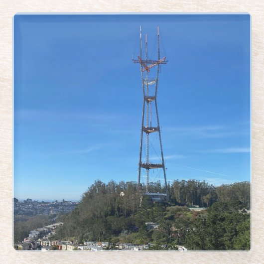 SFの最高点ガラスコースター ガラスコースター (正面)