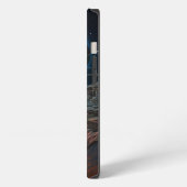 SFの未来的な宇宙都市 iPhoneケース (左側面)