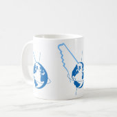 sFの2009年の地球のマグ コーヒーマグカップ (正面左)