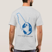 sFの2009年の地球の背部 Tシャツ (裏面)