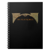 SFアイ飛んでいるクパーソナライズされた ノートブック (正面)