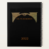 SFアイ飛んでいるクパーソナライズされた プランナー手帳 (裏面)