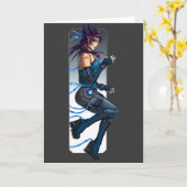 SFアニメガール カード (黄色い花)