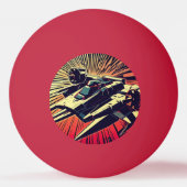 SFアニメスターファイター – Woodcut (1) 卓球ボール (裏面)