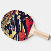 SFアニメスターファイター – Woodcut (1) 卓球ラケット (横)