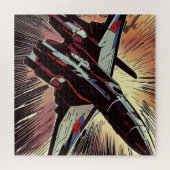 SFアニメスターファイター – Woodcut (2) ジグソーパズル (横)