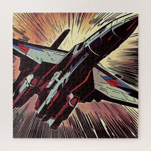 SFアニメスターファイター – Woodcut (2) ジグソーパズル (縦)