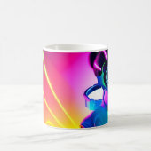 SFアニメCyberpunk Gamer Girl - Coffee Mug コーヒーマグカップ (中央)