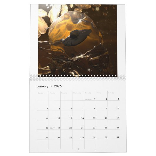 SFアートカレンダー カレンダー (1月 2026)