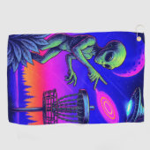 SFエイリアンディスクゴルフタオル ゴルフタオル (横)