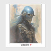 SFエイリアンヘルメットをかぶったマスク シール (シート)