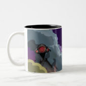 SFエイリアン三脚攻撃！ ツートーンマグカップ (左)