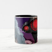 SFエイリアン三脚攻撃！ ツートーンマグカップ (中央)
