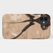 SFエイリアン三脚攻撃! Case-Mate iPhoneケース (裏面(横))