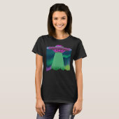 SFエイリアン誘拐Ufo信者Sci F Tシャツ (正面フル)