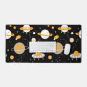 SFエイリアン飛行宇宙スターUFO デスクマット (キーボード&マウス)