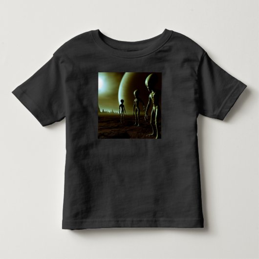 SFグレーエイリアン1 トドラーTシャツ (正面)